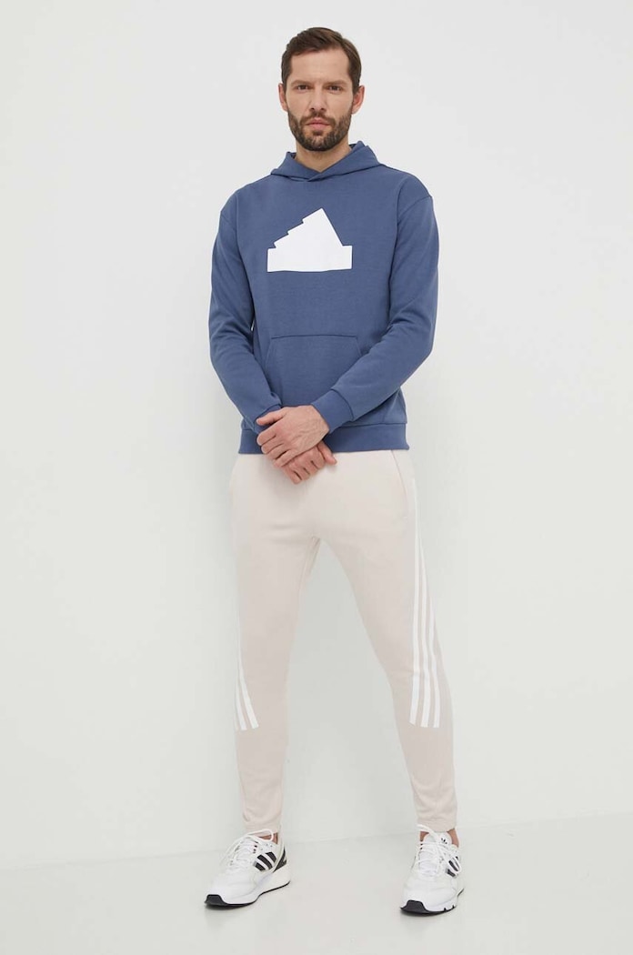 Pulover adidas IR9186 modra SS24