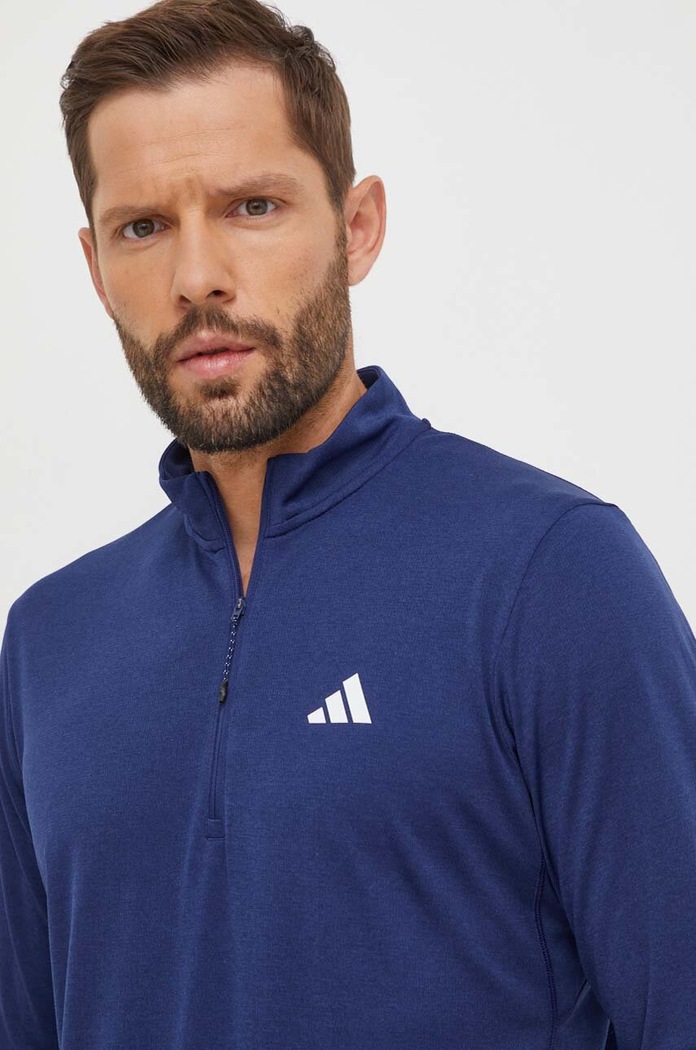 adidas Performance edzős pulóver Training Essentials sötétkék IT5447
