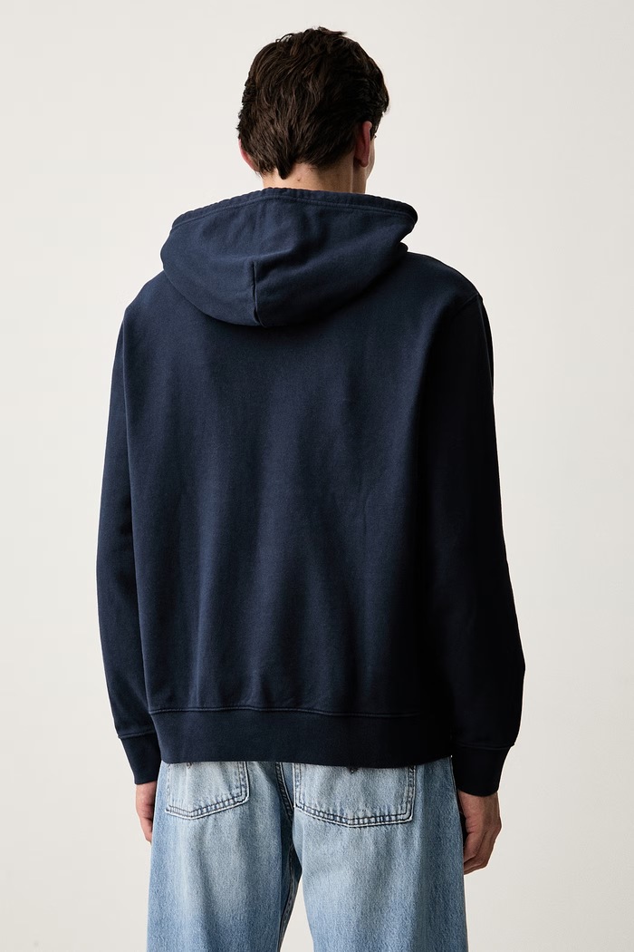 Odzież Levi's bluza z kapturem męska bawełniana THE ORIGINAL HM 34581 granatowy