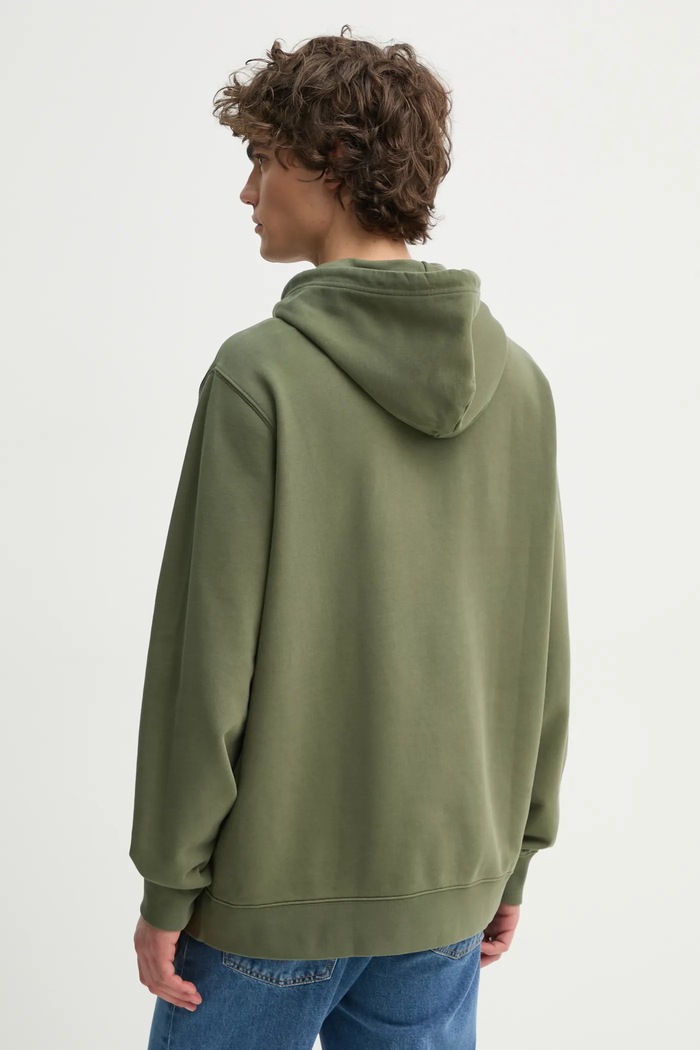 Oblečení Bavlněná mikina Levi's 34581 zelená