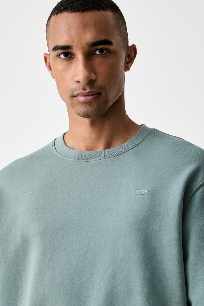 Levi's hanorac pentru bărbați din bumbac THE ORIGINAL HM turcoaz 35909