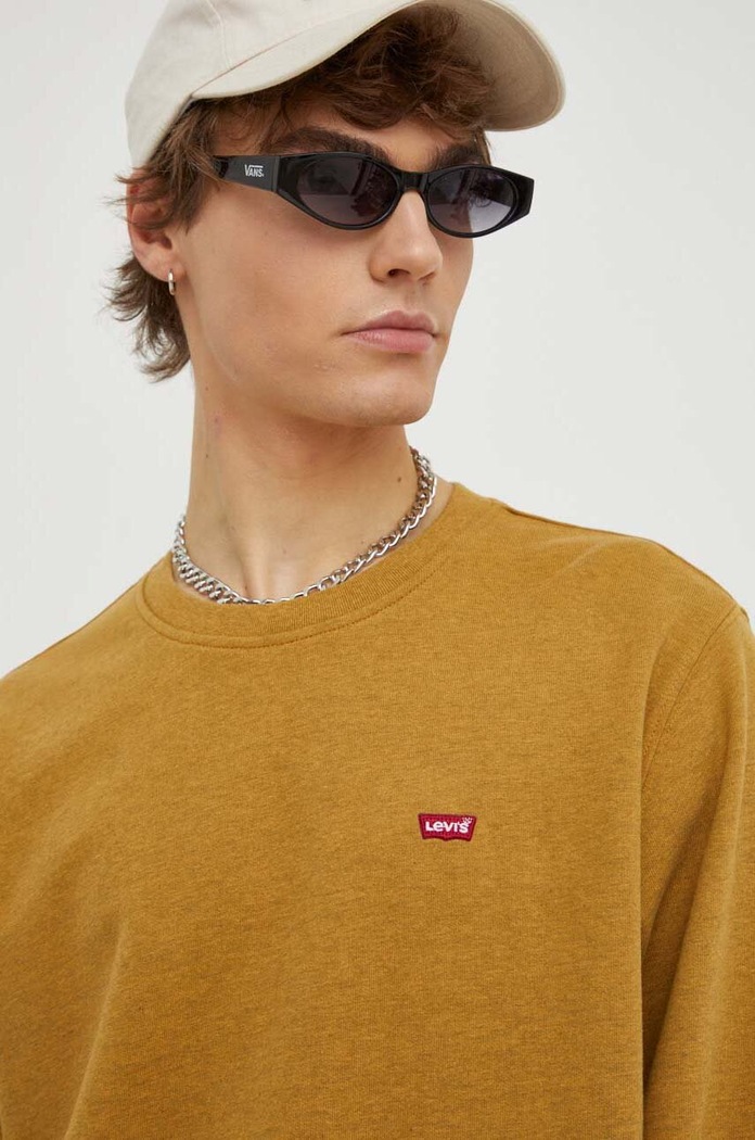 Hanorac pentru bărbați din bumbac THE ORIGINAL HM Levi's 35909 galben
