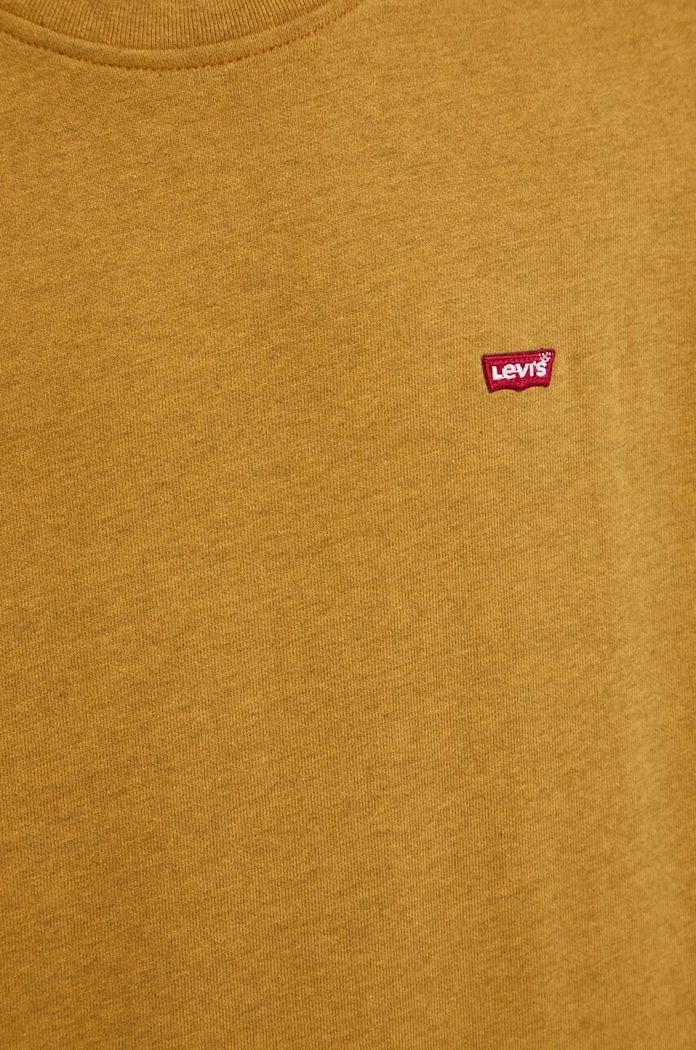 Hanorac pentru bărbați din bumbac THE ORIGINAL HM Levi's galben 35909