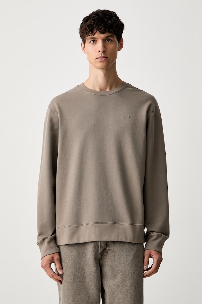 Levi's bluza męska bawełniana THE ORIGINAL HM beżowy 35909