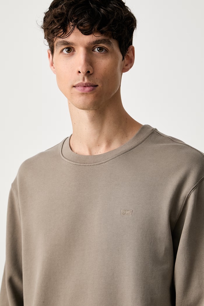 Levi's bluza męska bawełniana THE ORIGINAL HM beżowy 35909