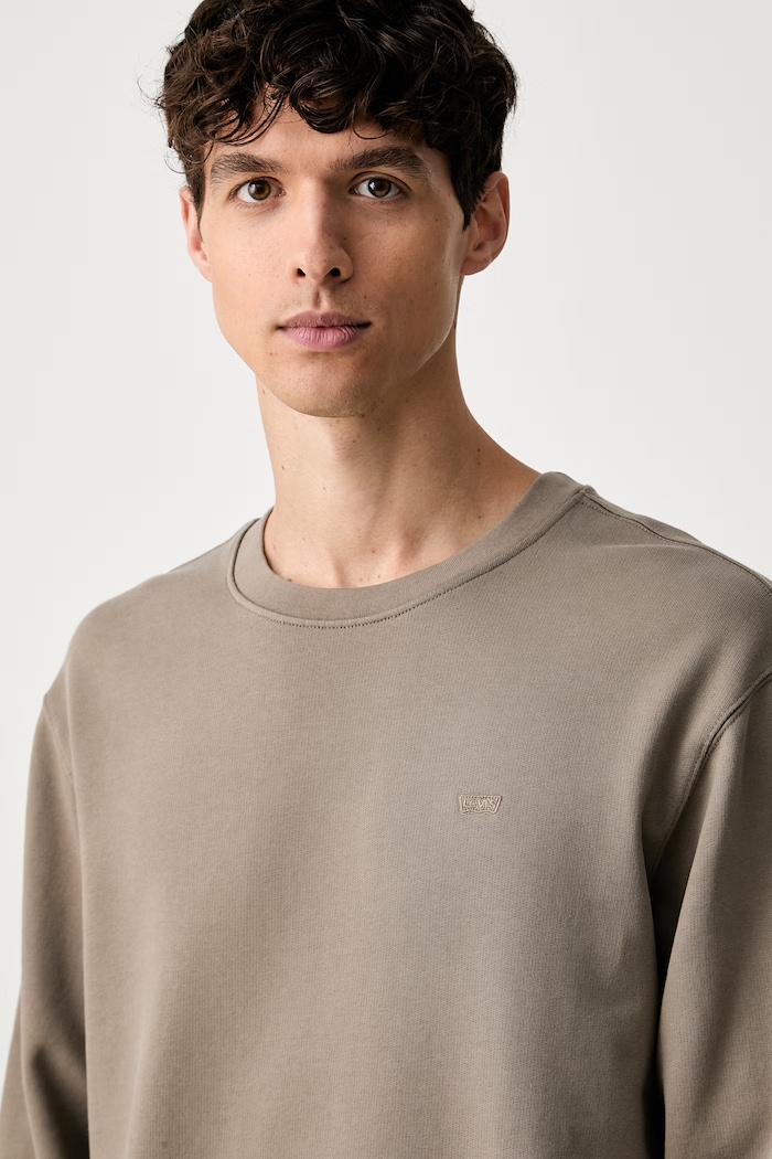 Levi's bluza męska bawełniana THE ORIGINAL HM beżowy 35909