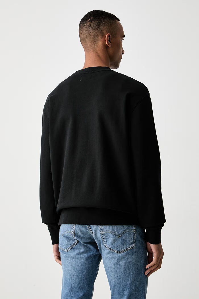 Oblečenie Levi's mikina pánska bavlnená THE ORIGINAL HM 35909 čierna