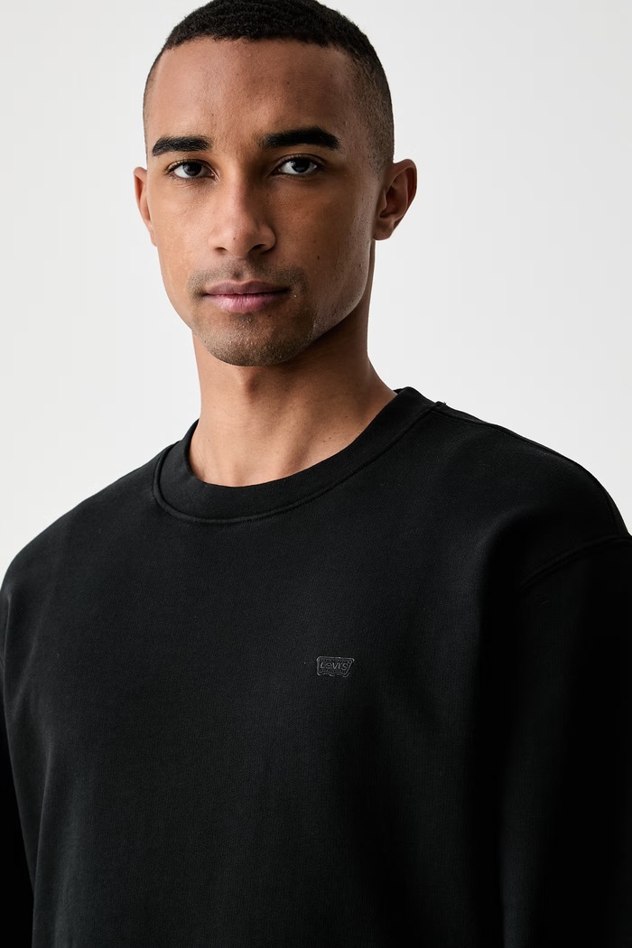 Levi's mikina pánska bavlnená THE ORIGINAL HM čierna 35909