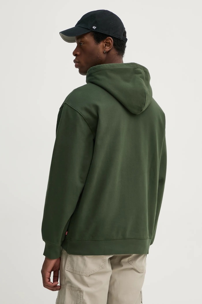 Oblečení Bavlněná mikina Levi's 38479 zelená