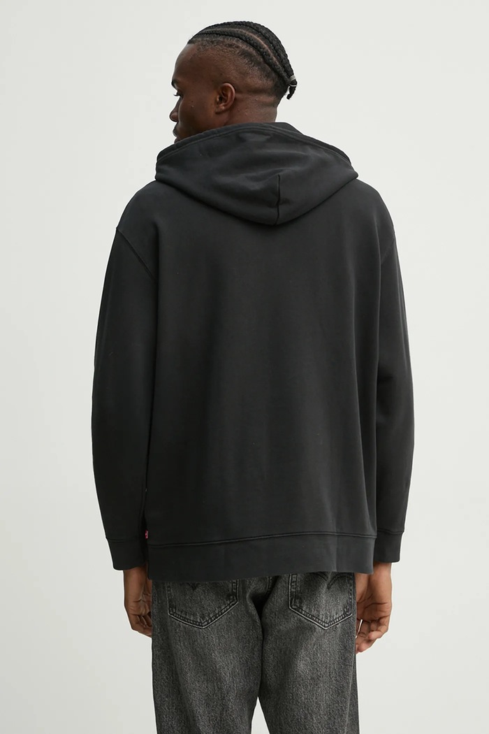 Îmbrăcăminte Levi's hanorac de bumbac 38479 negru