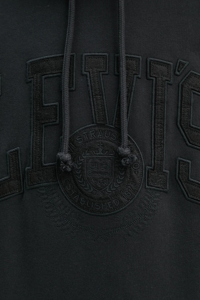 Levi's hanorac de bumbac 38479 negru