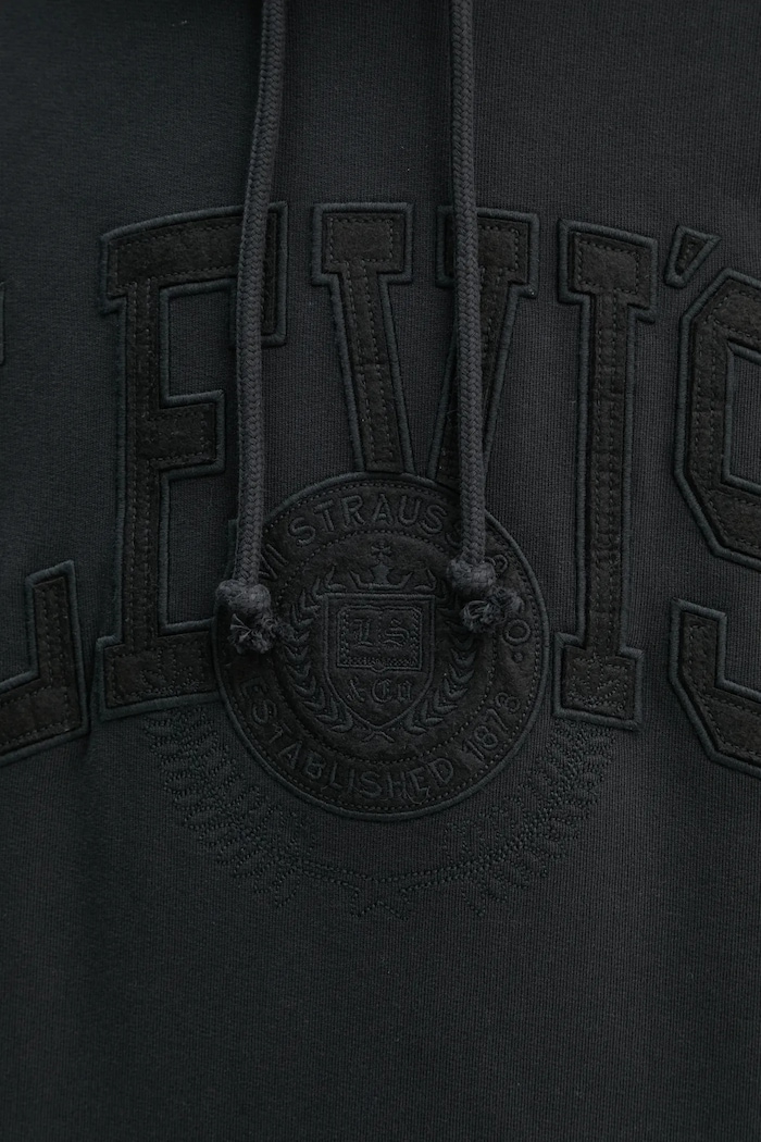 Levi's hanorac de bumbac 38479 negru