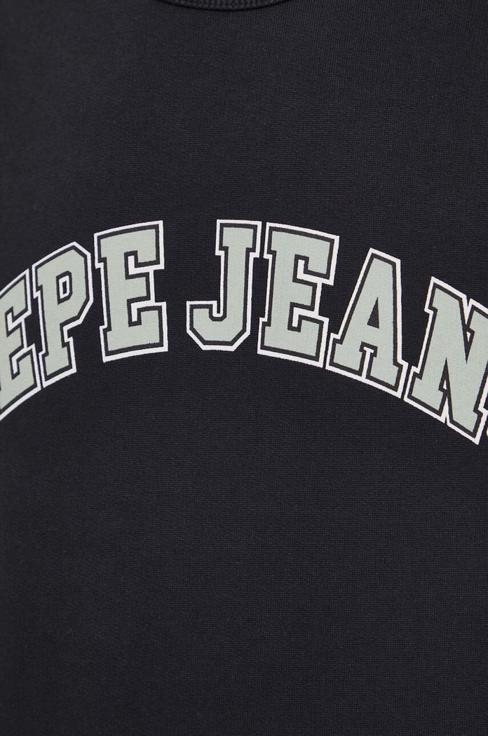 Pepe Jeans hanorac de bumbac Raven PM582555 negru