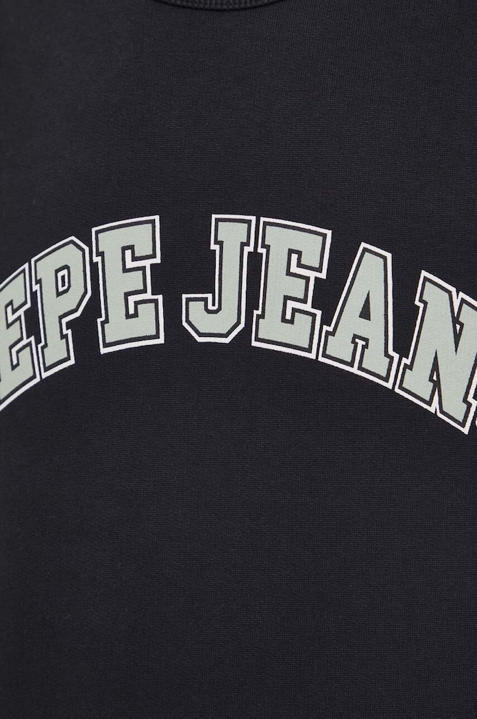 Pepe Jeans hanorac de bumbac Raven PM582555 negru