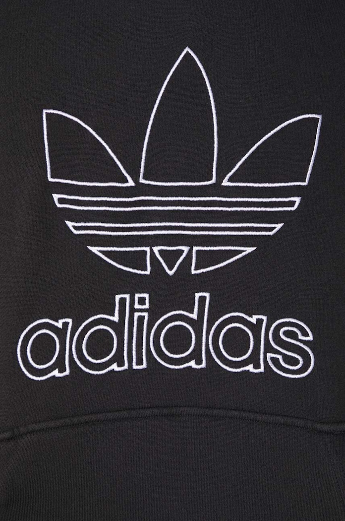 Хлопковая кофта adidas Originals Trefoil Hoodie IU2373
