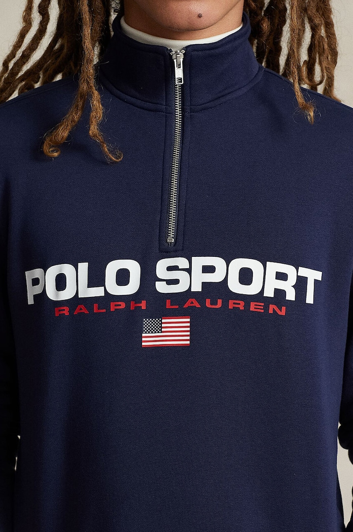 Oblečení Mikina Polo Ralph Lauren 710835766 námořnická modř