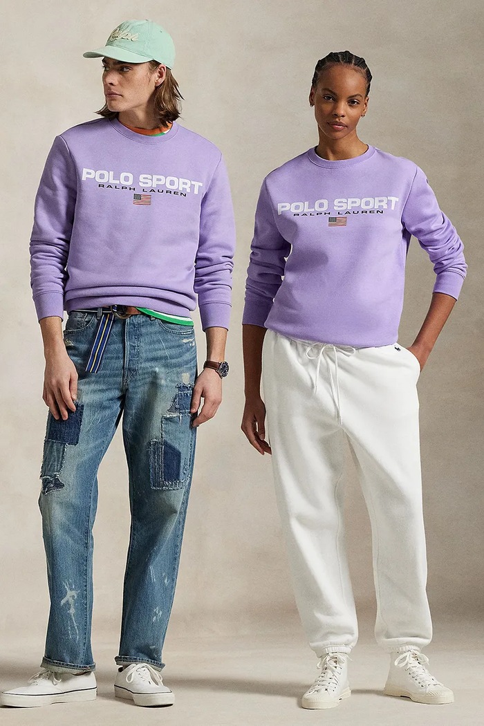 Mikina Polo Ralph Lauren fialová 710835770
