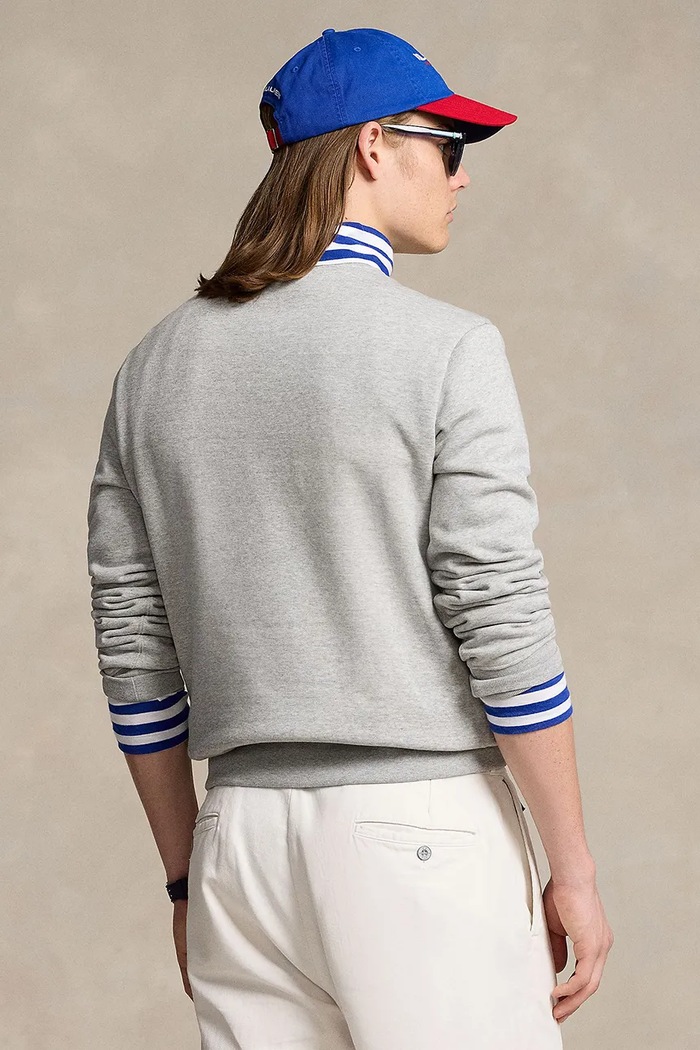 Polo Ralph Lauren bluza 710835770 gri SS25