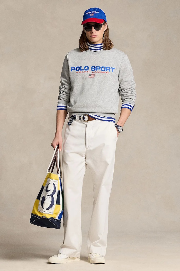 Odzież Polo Ralph Lauren bluza 710835770 szary