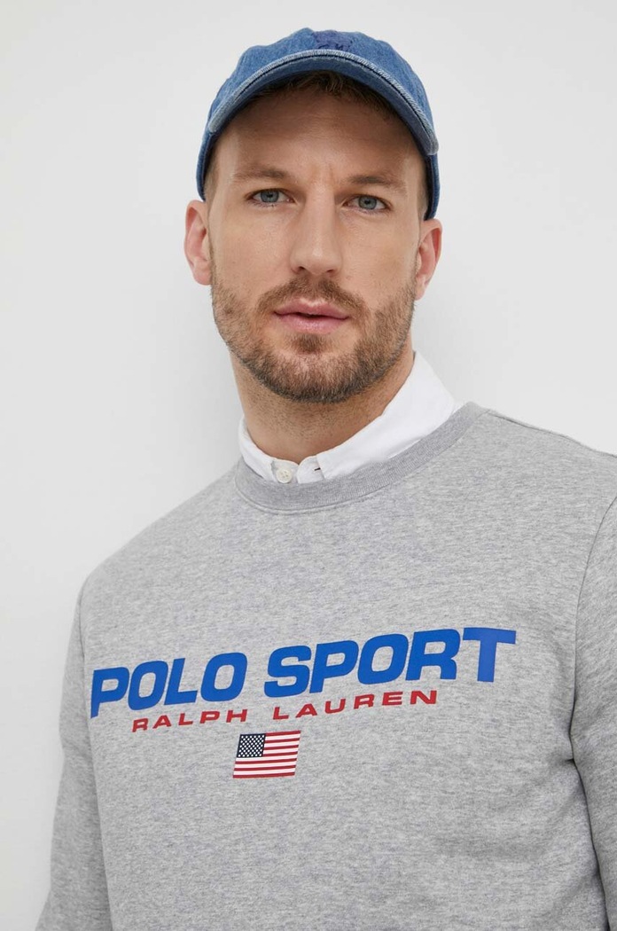 Μπλούζα Polo Ralph Lauren γκρί 710835770