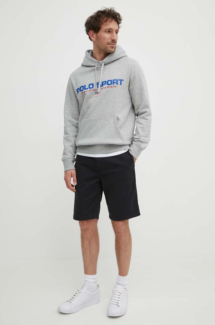 Mikina Polo Ralph Lauren 710938447 šedá SS25
