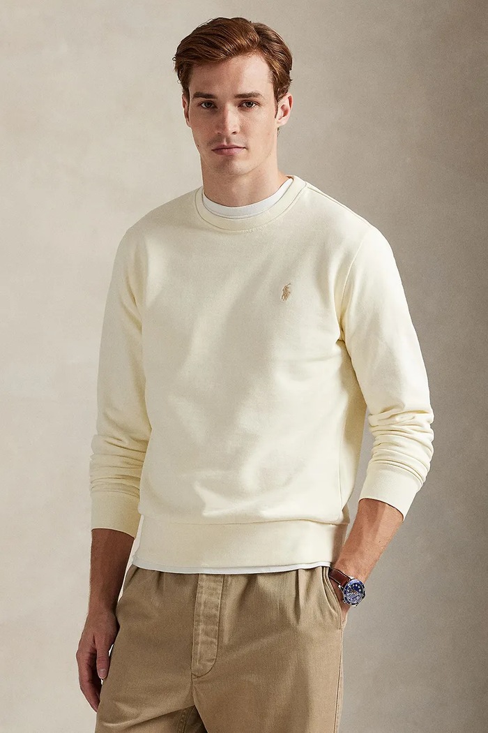 Bavlnená mikina Polo Ralph Lauren 710916689 béžová