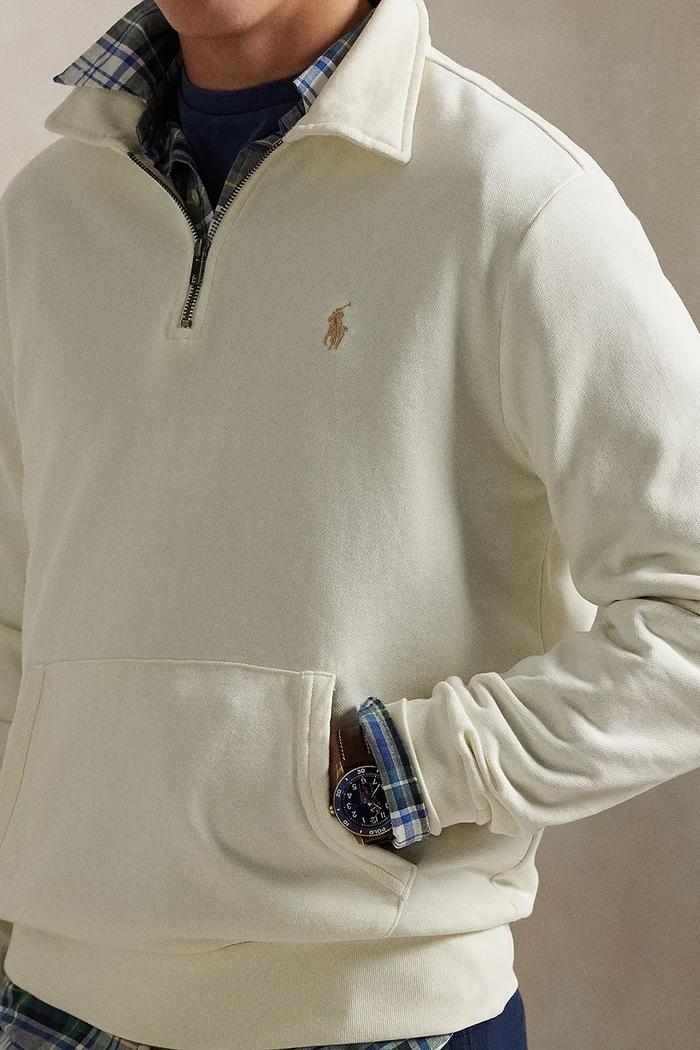 Bavlnená mikina Polo Ralph Lauren béžová 710934601