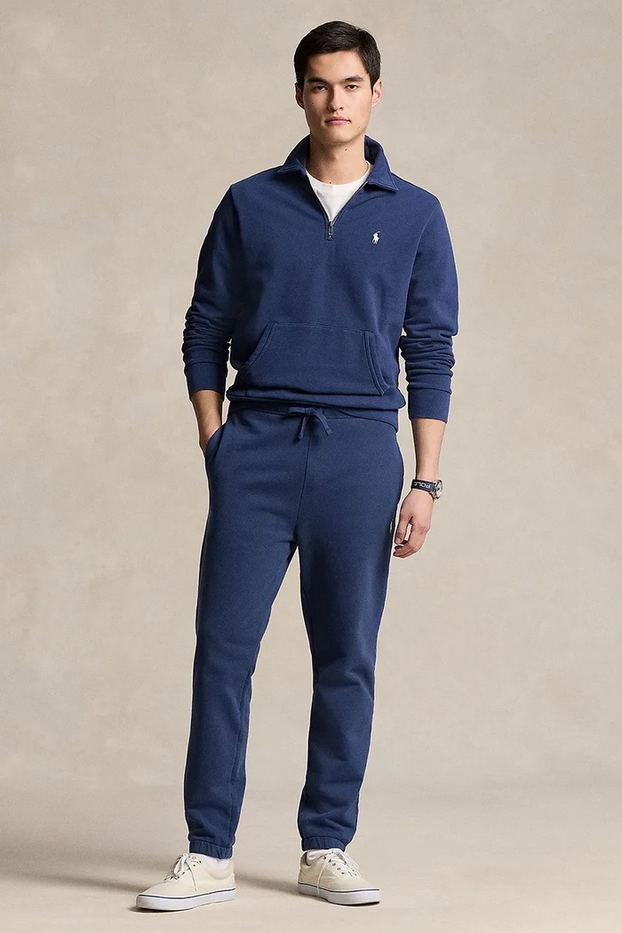 Oblečení Bavlněná mikina Polo Ralph Lauren 710934601 námořnická modř