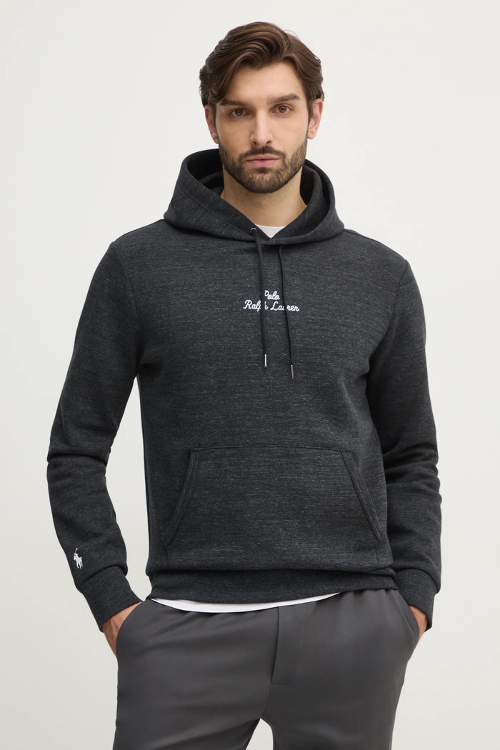 Dukserica Polo Ralph Lauren s kapuljačom siva 710936586