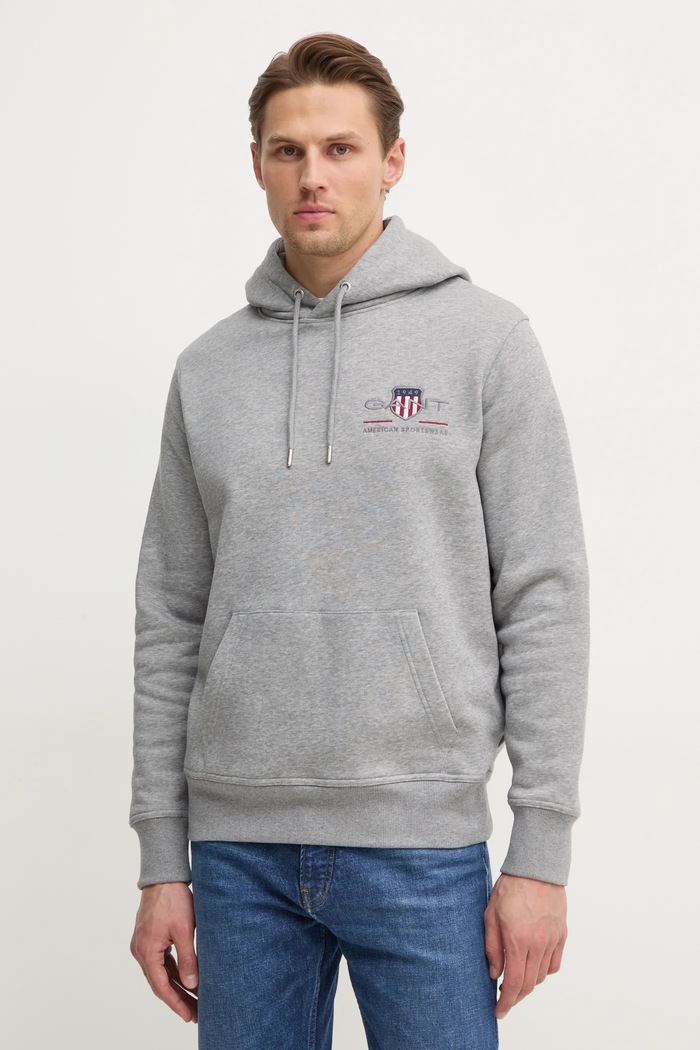 Gant bluza szary 2047084.