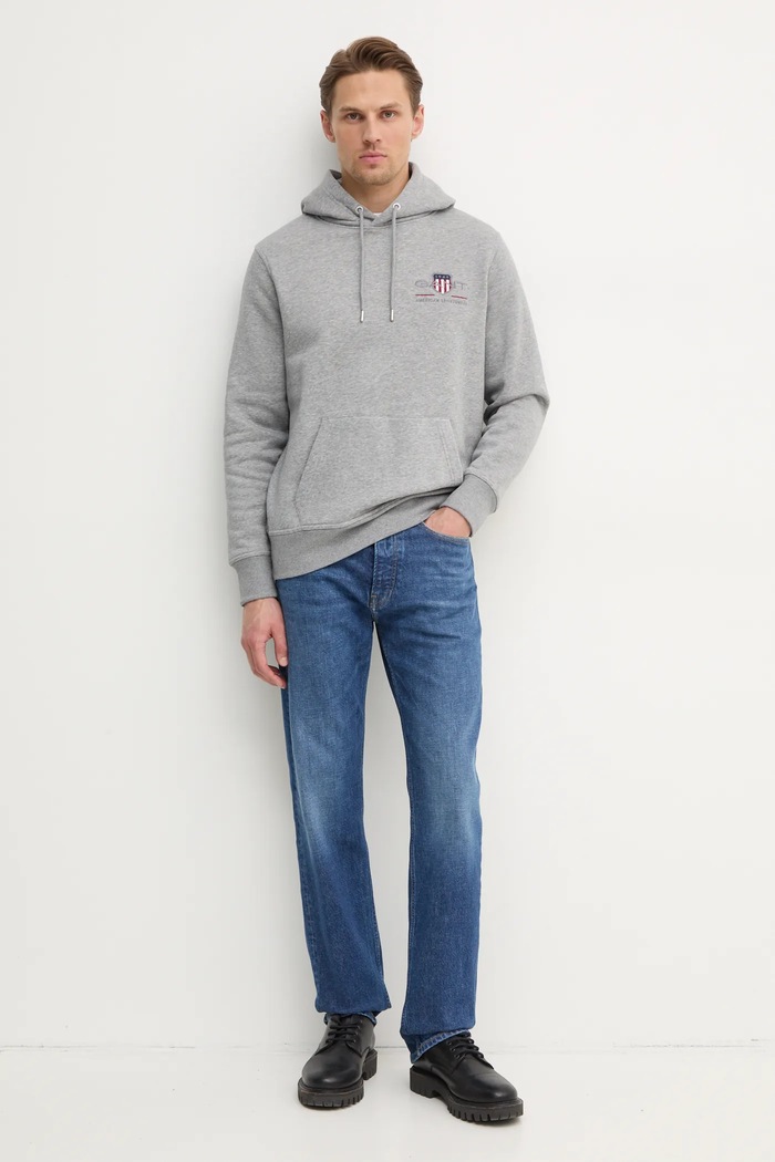 Gant bluza 2047084. szary AW24