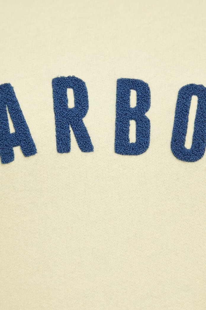Mikina Barbour MOL0101 žltá