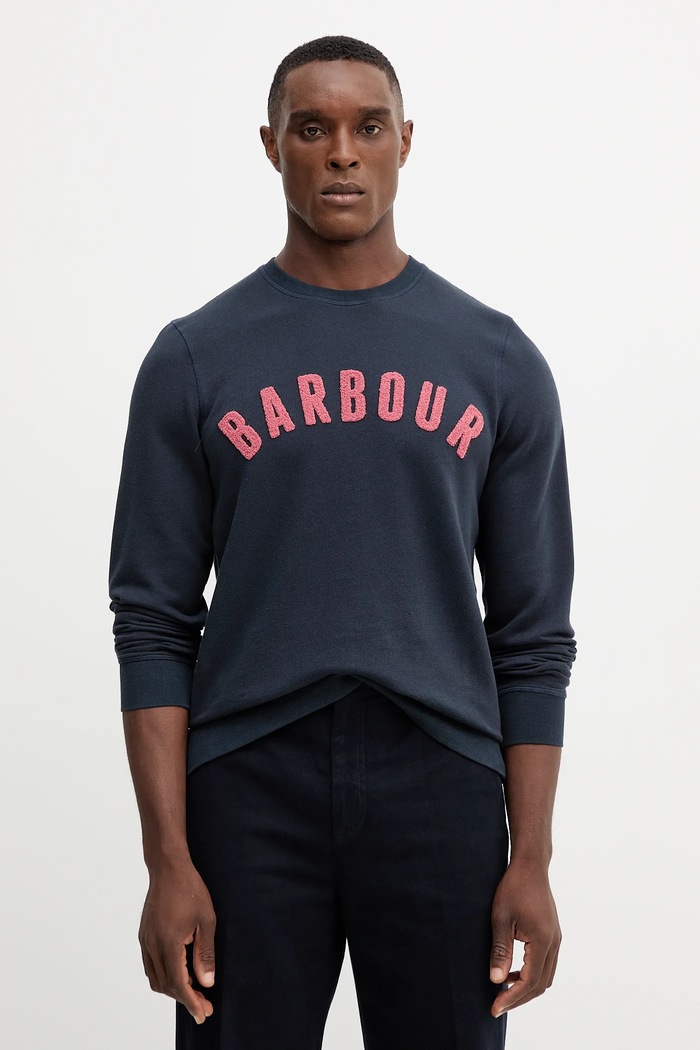 Μπλούζα Barbour σκούρο μπλε MOL0101