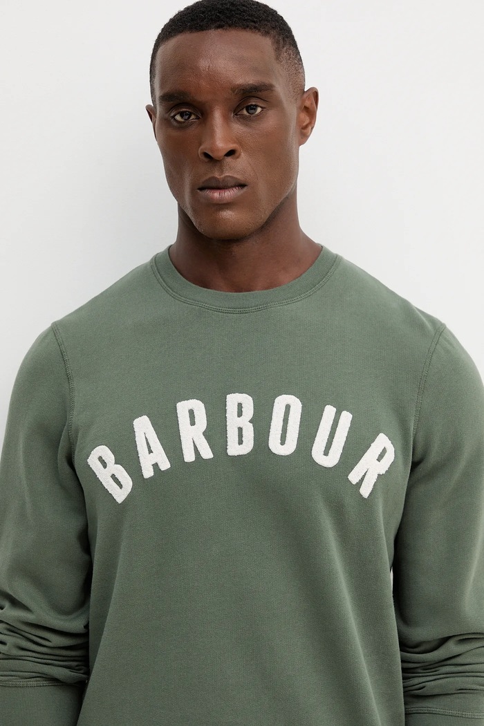 Суичър Barbour зелен MOL0101