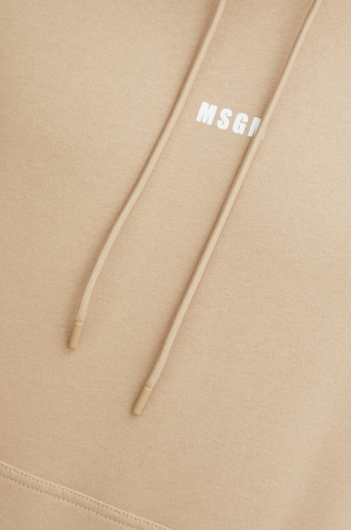 Hanorac de bumbac MSGM bej 3640MM509.247000