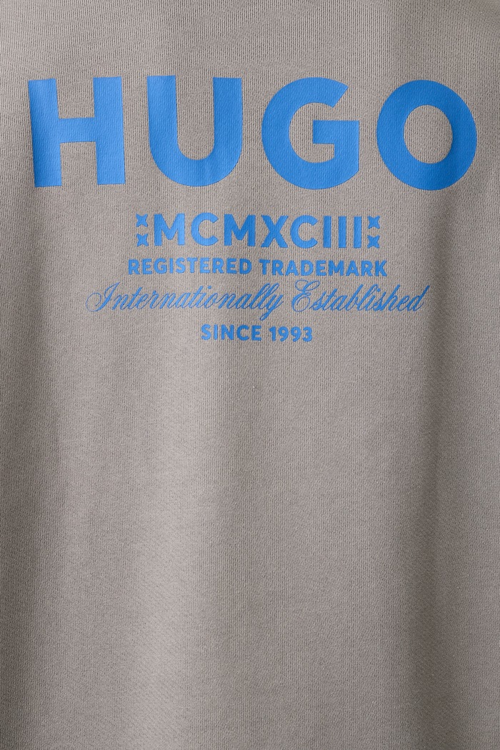 Męskie bawełniane Naviu HUGO Blue szary 50510732