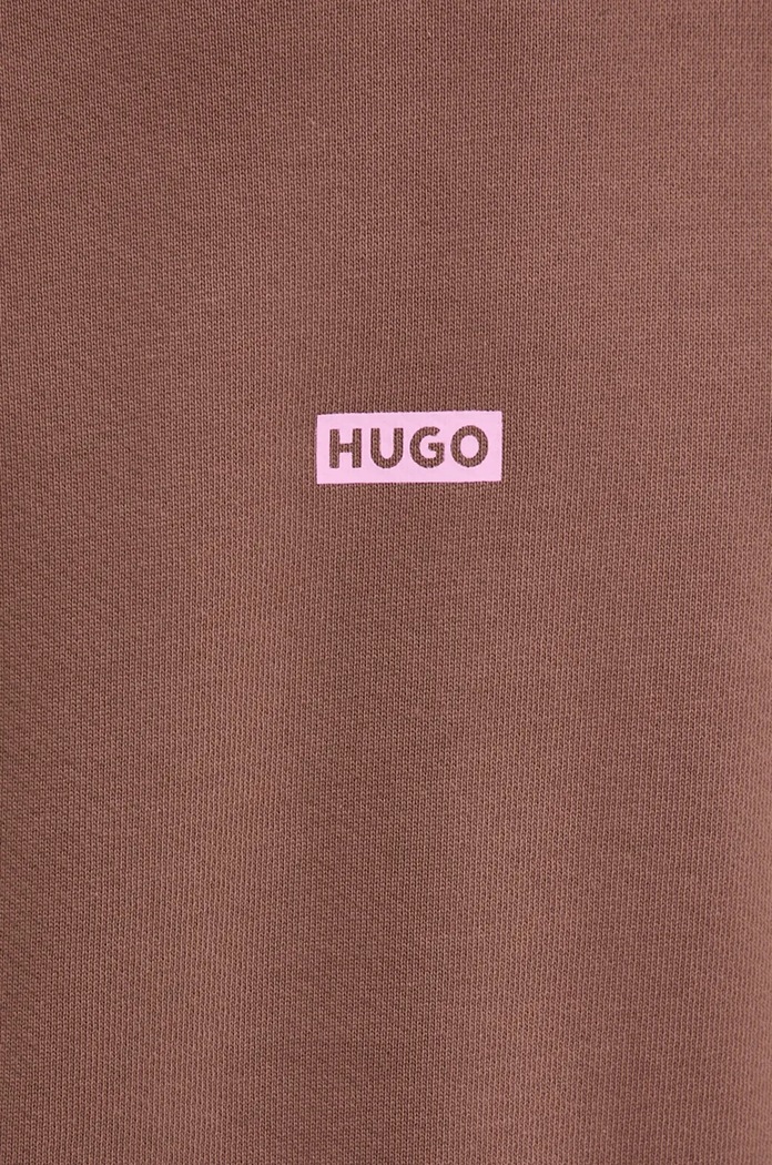 HUGO Blue pánske bavlnené Naviu 50510732 hnedá