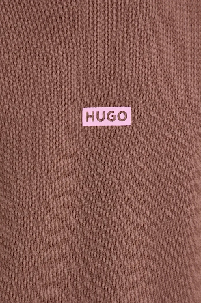 HUGO Blue pánske bavlnené Naviu 50510732 hnedá