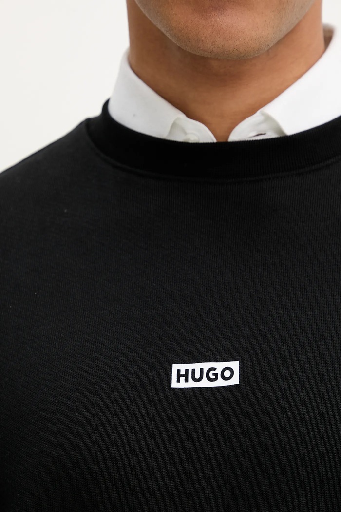 HUGO Blue мъжки от памук Naviu 50510732 черен