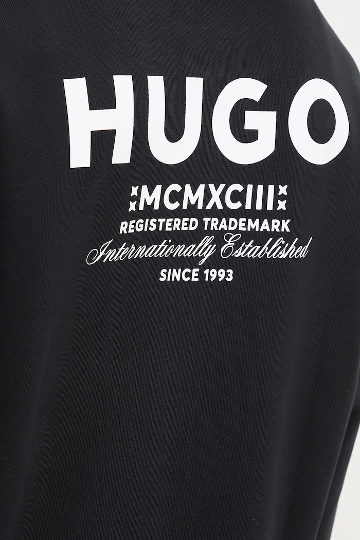 Hugo Blue bluza bawełniana Nardimez 50520017 czarny