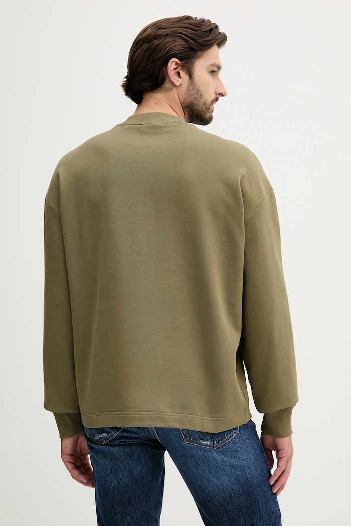 Îmbrăcăminte HUGO Blue hanorac de bumbac Nedro 50522359 verde