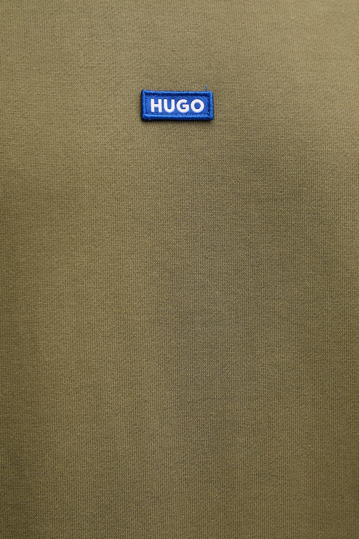 HUGO Blue hanorac de bumbac Nedro 50522359 verde
