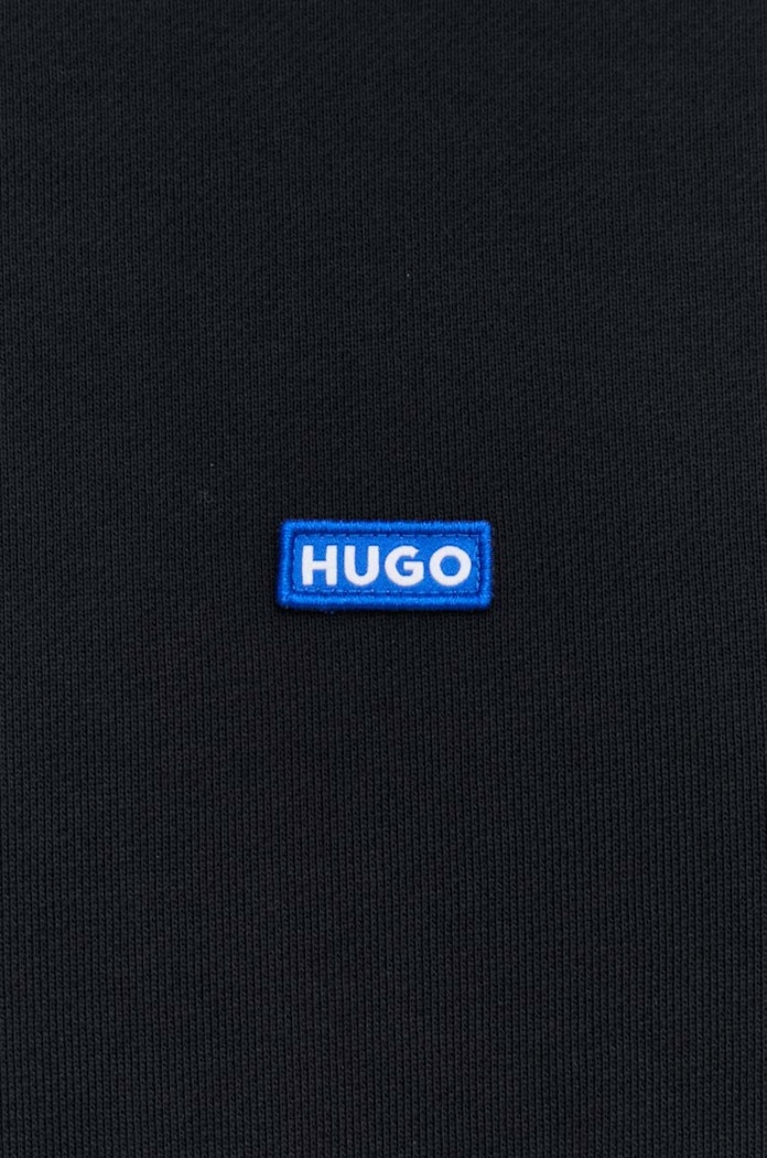 HUGO Blue bluza bawełniana Nedro 50522359 czarny