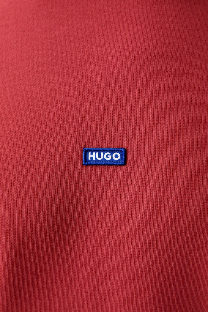 HUGO Blue μπλούζα με κουκούλα ανδρική βαμβακερή Nalonso 50522374 κόκκινο