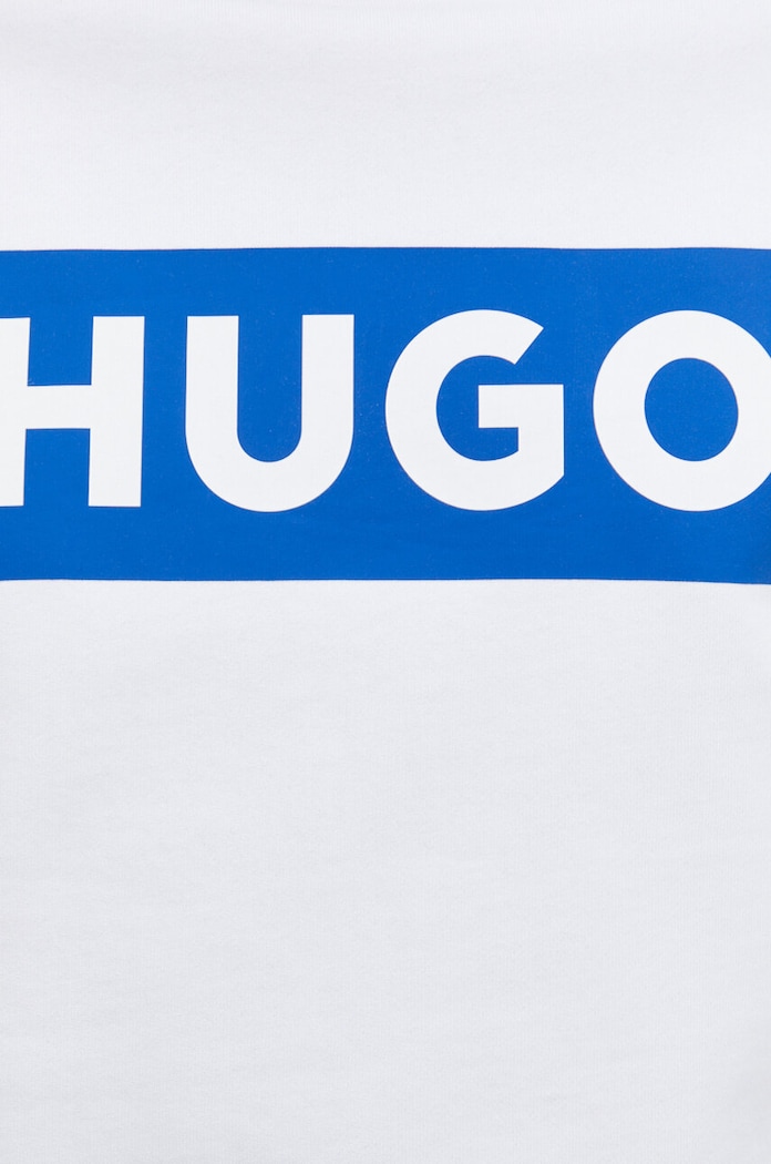 HUGO Blue bluza bawełniana 50522375 biały