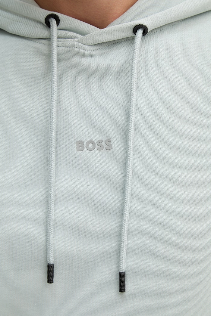 BOSS Orange hanorac de bumbac 50514530 gri