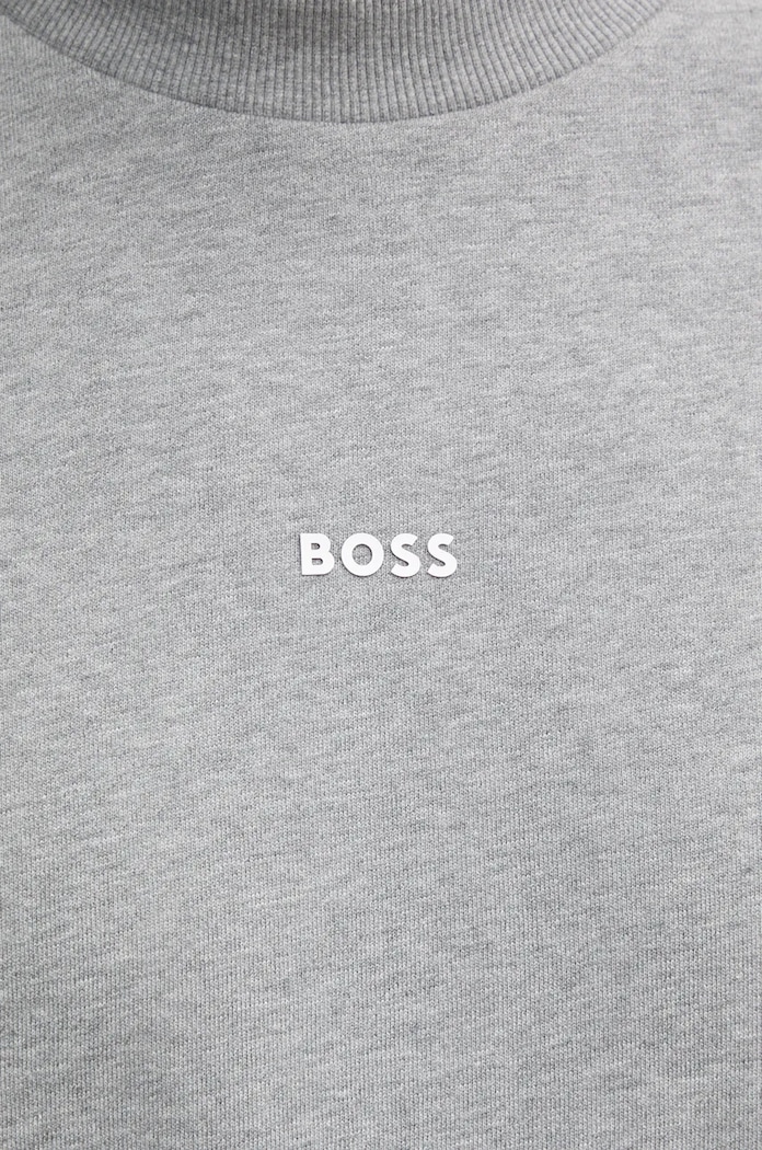 Βαμβακερή μπλούζα Boss Orange San Jared-C 50514541 γκρί