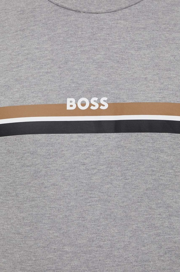 BOSS pamut hosszúujjú szürke 50515159