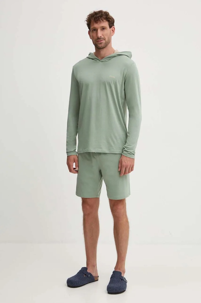 BOSS Longsleeve lounge Mix&Match LS-Shirt H 50515306 verde SS26