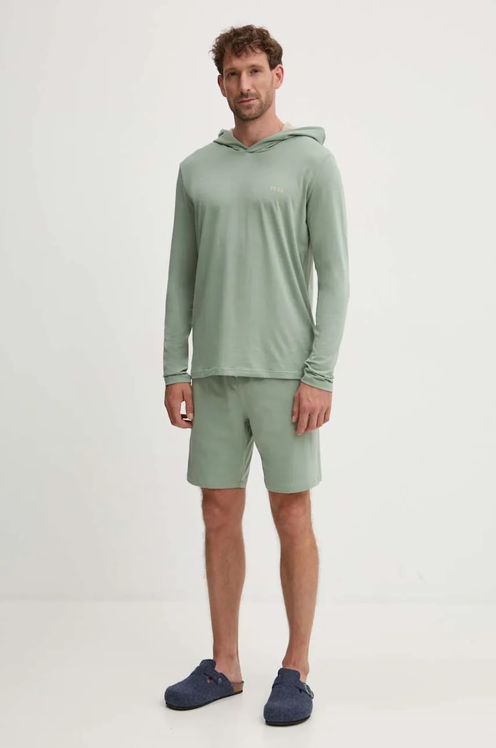 BOSS Longsleeve lounge Mix&Match LS-Shirt H 50515306 verde SS26
